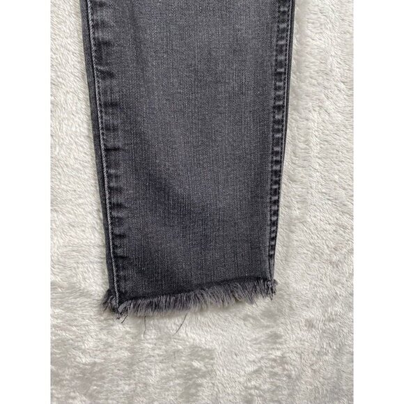 Madewell 10" High-Rise Skinny Jeans in Berkeley Black: Button-Through 27P - Picture 6 of 16